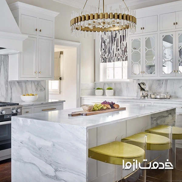 مدل صفحه کابینت سرامیکی اسلب