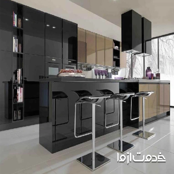 طرح کابینت پلی گلاس