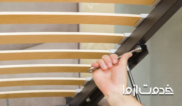 رفع صدای تخت خواب با چک کردن اتصالات