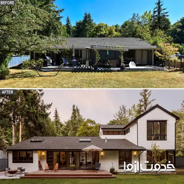 بازسازی ویلا قدیمی