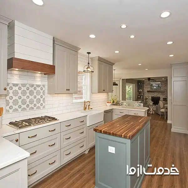 بازسازی فضای داخلی ویلا