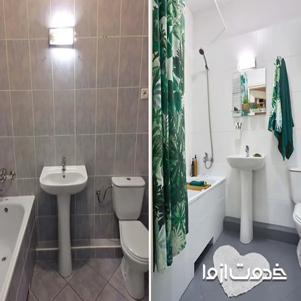 بازسازی حمام بدون تخریب