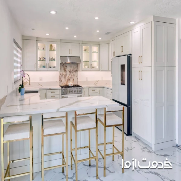 عکس کابینت های حجمی نئوکلاسیک