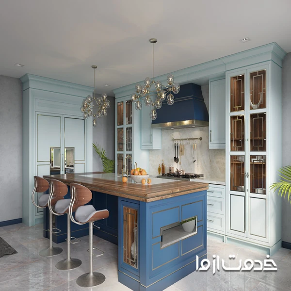 مدل کابینت نئوکلاسیک حجمی