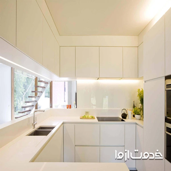 طراح کابینت های حجمی مناسب آشپزخانه کوچک