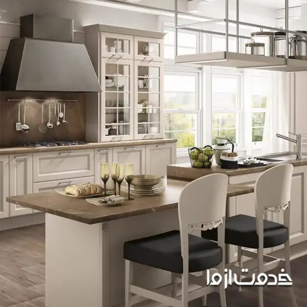 عکس کابینت های حجمی کلاسیک 