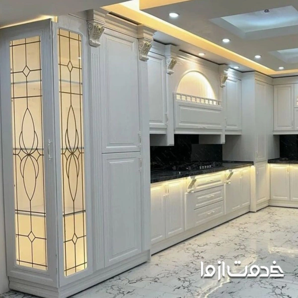 طراحی کابینت های حجمی انزو