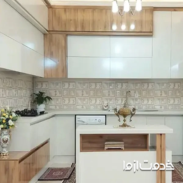 مدل کابینت های حجمی سفید