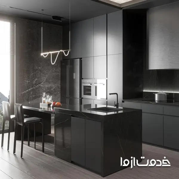 کابینت اروپایی مشکی