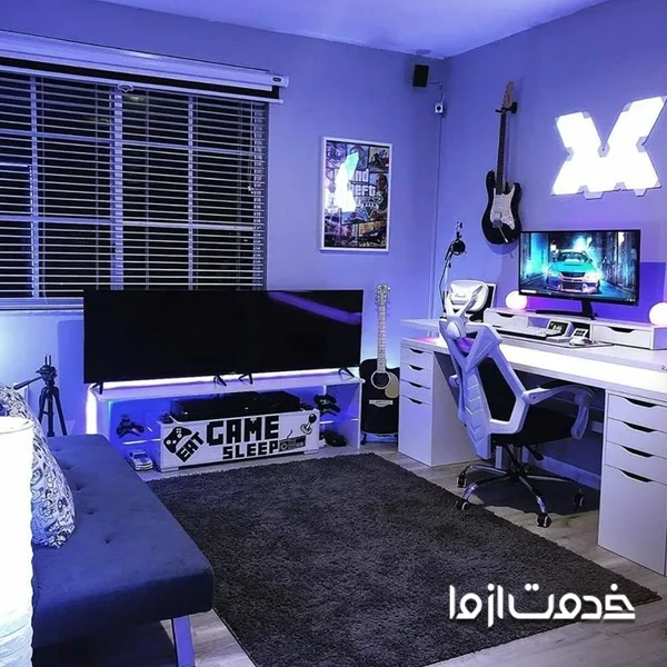 ساخت اتاق گیمینگ پسرانه
