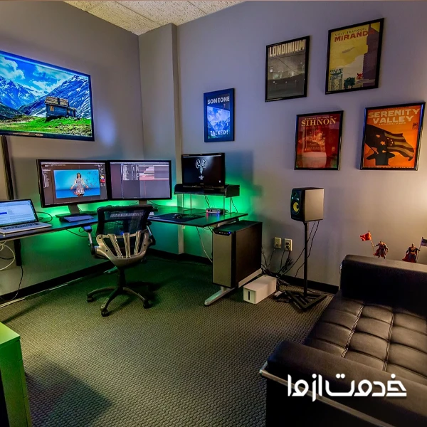 ایده برای اتاق گیمینگ خفن