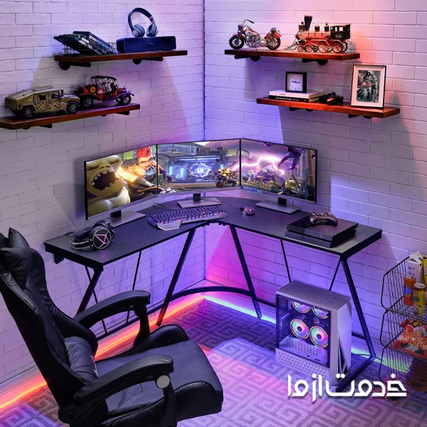 اتاق گیمینگ ساده و کوچک