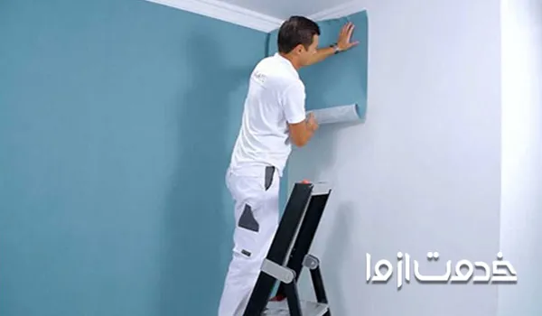 طریقه نصب کاغذ دیواری نانوون
