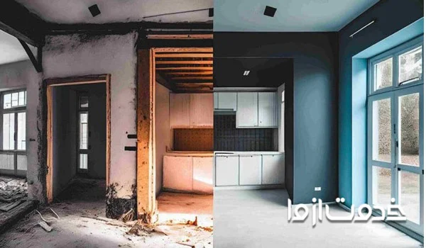 بازسازی واحد اداری