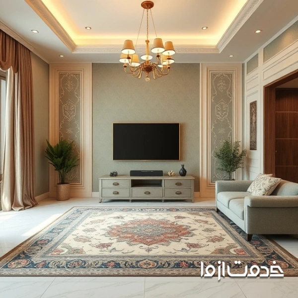 کاغذ دیواری رنگ سیج