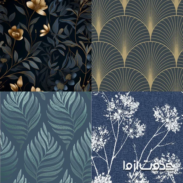 کاغذ دیواری سالن پذیرایی کلاسیک