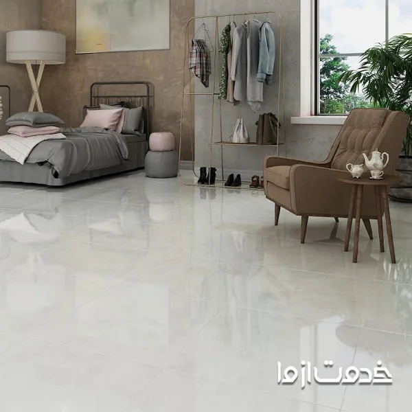 انتخاب رنگ های سرد برای کف اتاق خواب