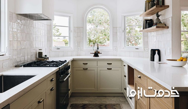 بازسازی کابینت با تغییر فینیش