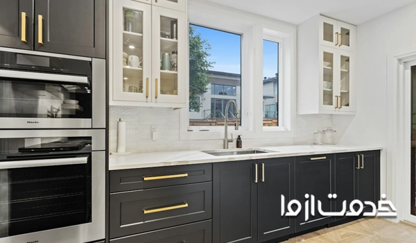 بازسازی کابینت ها با تعویض درب