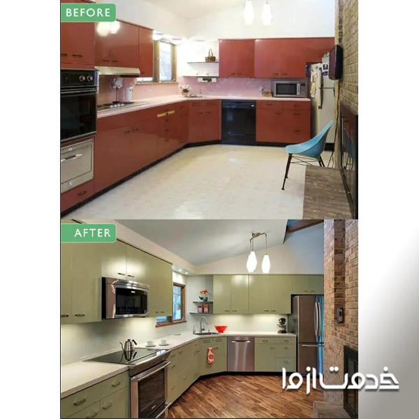 بازسازی کابینت های قدیمی