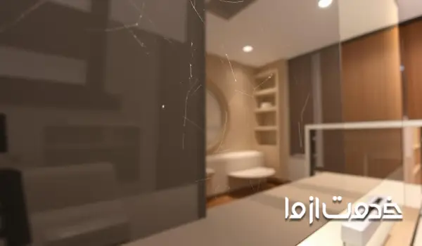 خش گیری کابینت های گلاس