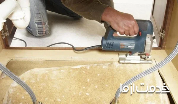 تعویض روکش کابینت های گلاس