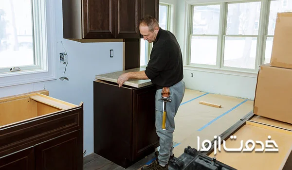 کندن روکش ام دی اف