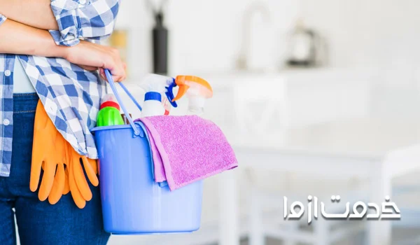 تمیز کردن کابینت ام دی اف با شامپو فرش