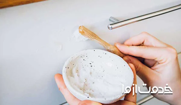 تمیز کردن کابینت ام دی اف با جوش شیرین