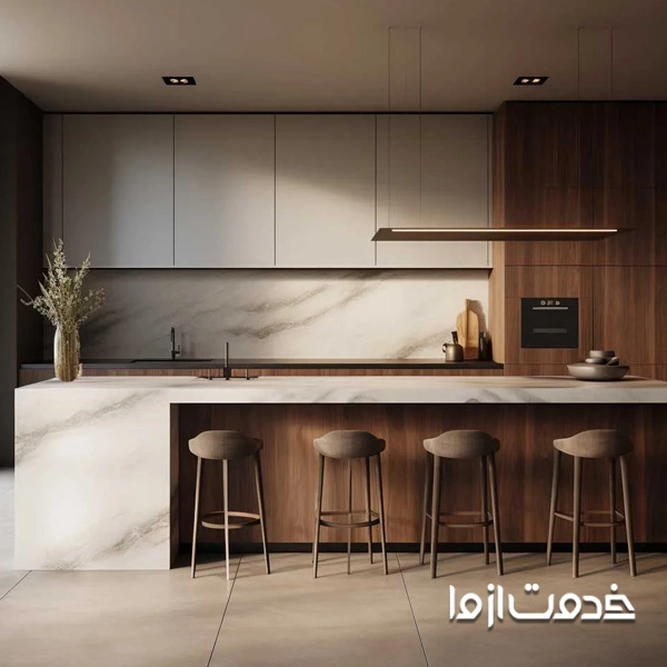 طراحی آشپزخانه مینیمال