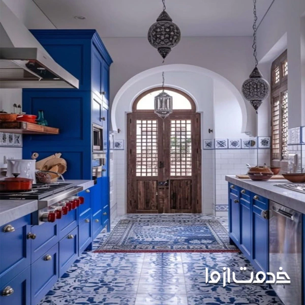 طراحی دکور آشپزخانه ایرانی