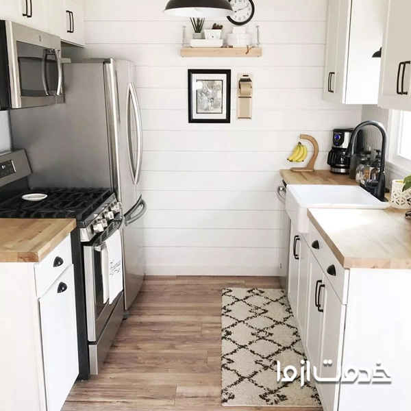 جدیدترین دکوراسیون آشپزخانه کوچک آپارتمانی