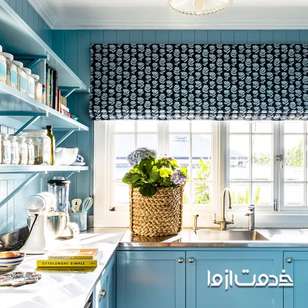 انتخاب پرده مناسب با دکور آشپزخانه