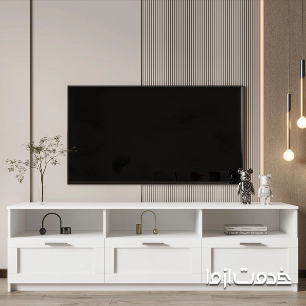 میز تلویزیون جدید سفید