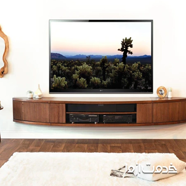 مدل میز تلویزیون چوبی جدید