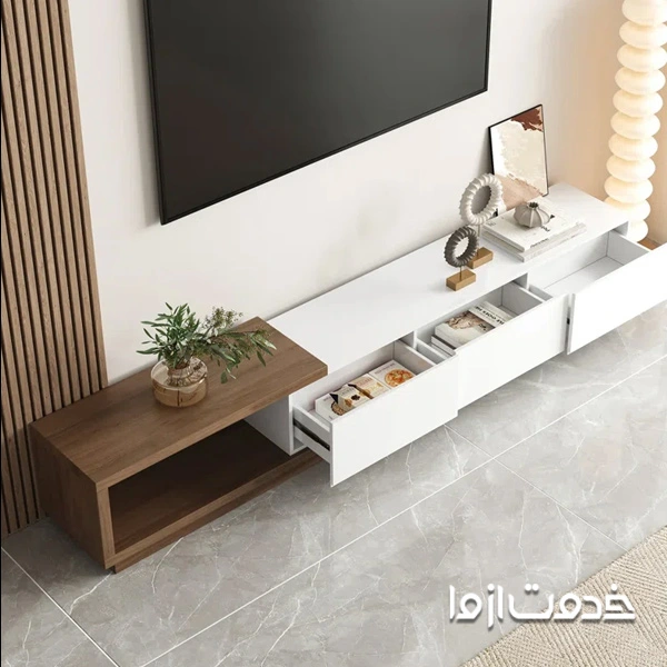 میز تلویزیون‌ام دی اف جدید شیک