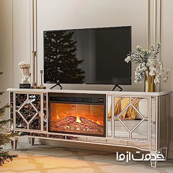 میز تلویزیون آینه‌ای