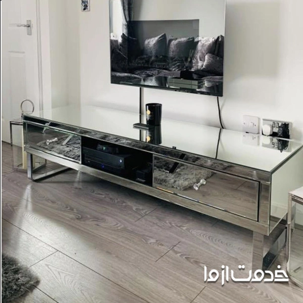 میز تلویزیون آینه‌ای جدید