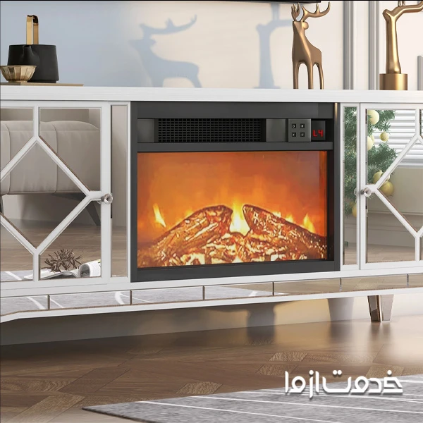 میز تلویزیون آینه‌ای جدید شیک