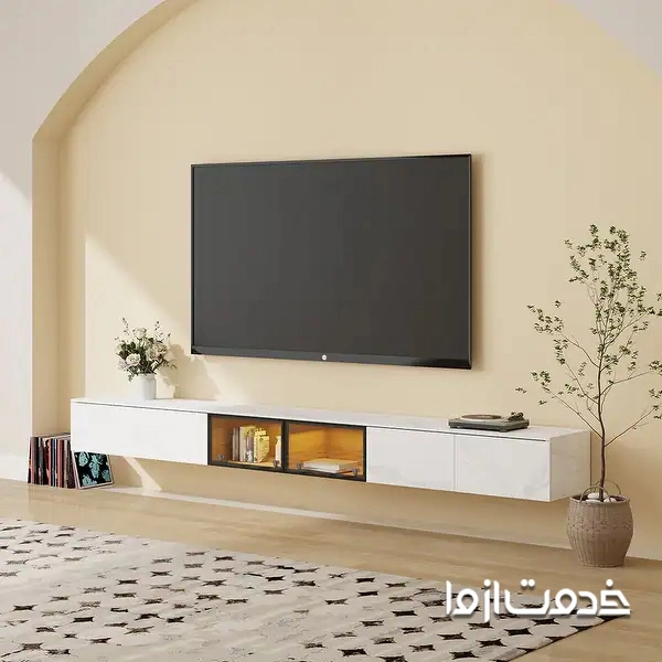 میز تلویزیون دیواری