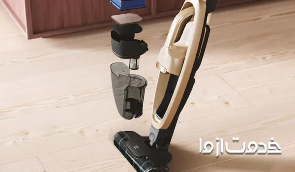 جدا کردن قطعات جاروبرقی