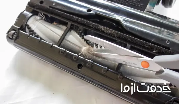 تمیز کردن غلتک جاروبرقی