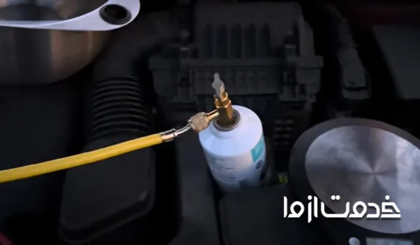 مقدار مورد نیاز گاز کولر خودرو