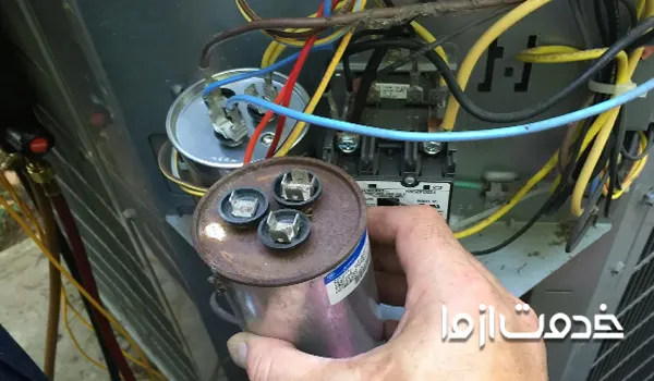 سوختن خازن، علت کار نکردن فن کولر گازی