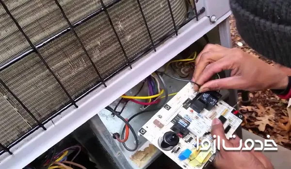 خرابی برد رله، علت کار نکردن فن کولر گازی پنجره ای