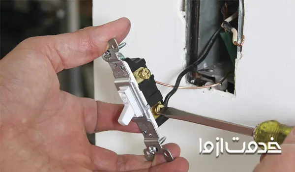 انشعاب گرفتن از کلید و پریز برق