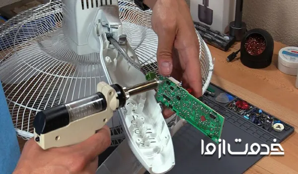 آموزش تعمیر پنکه کنترل دار، تعمیر موتور