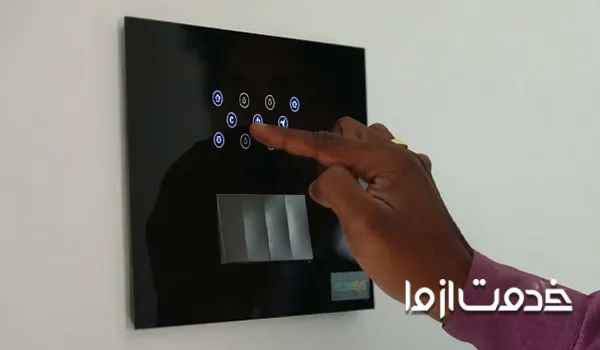 انواع کلید و پریز: کلید لمسی مدرن