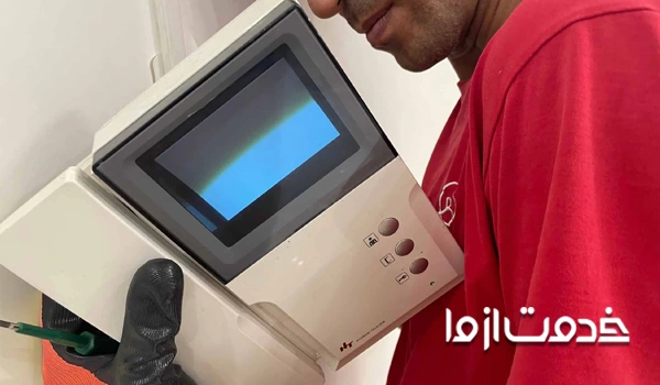 ایراد در مانیتور داخلی ایفون تصویری