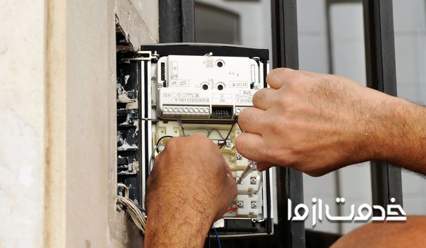 خرابی پنل جلوی درب آیفون تصویری